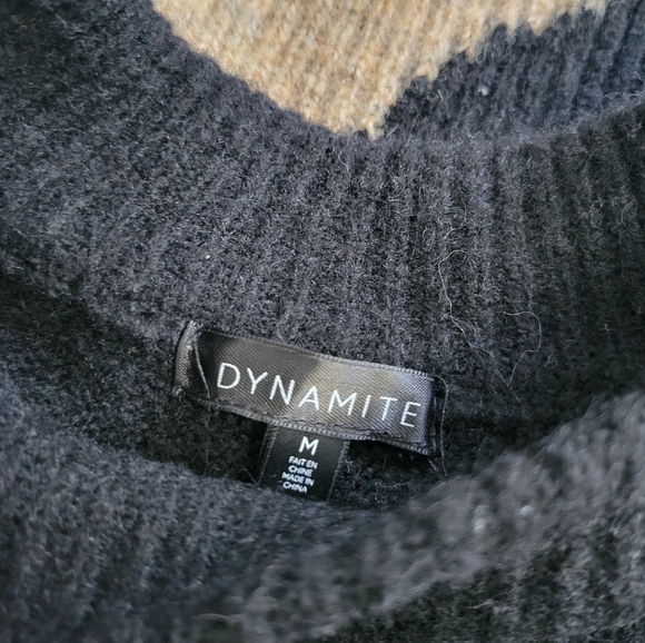 Dynamite Jacquard Crewneck Sweater - Picture 4 of 6